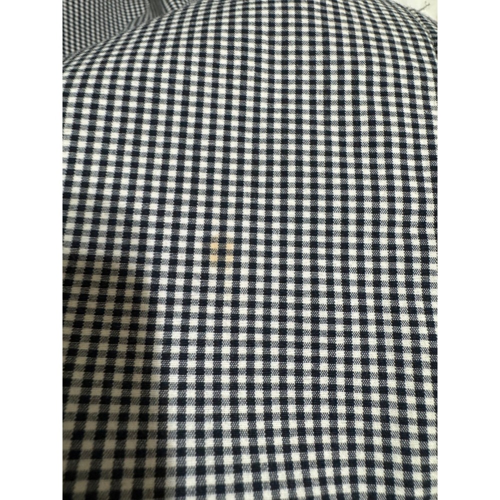 Ann Taylor LOFT Gingham Sheath Dress Womens 6 Black White Plaid Bow Retro‎ 90s - Picture 12 of 13